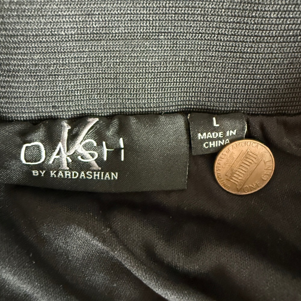 Dash by Kardashian Women Large Sequin Mini Skirt Silver Party Glam Night Out - Picture 5 of 10